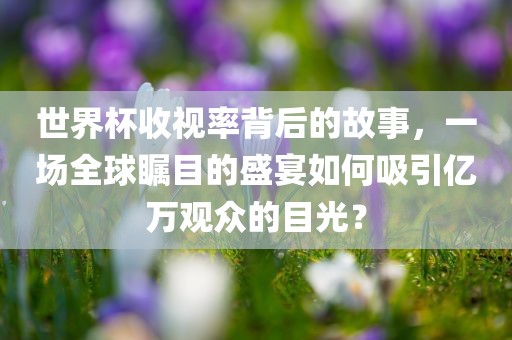 世界杯收视率背后的故事，一场全球瞩目的盛宴如何吸引亿万观众的目光？
