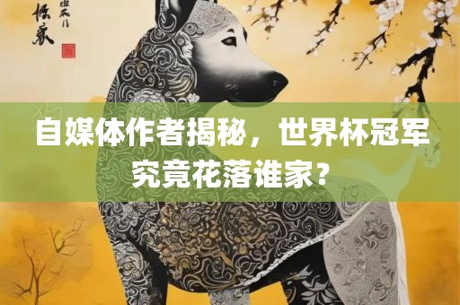 自媒体作者揭秘，世界杯冠军究竟花落谁家？