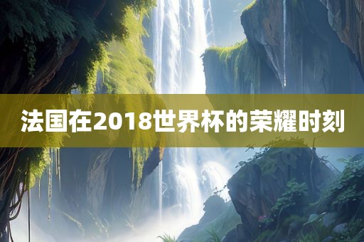 法国在2018世界杯的荣耀时刻