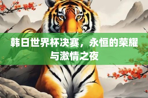 韩日世界杯决赛，永恒的荣耀与激情之夜