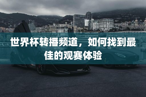 世界杯转播频道，如何找到最佳的观赛体验
