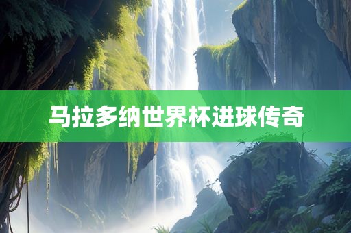 马拉多纳世界杯进球传奇