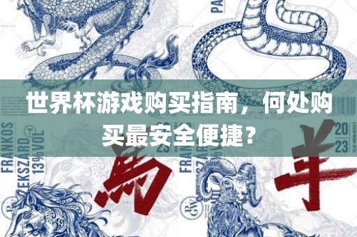 世界杯游戏购买指南，何处购买最安全便捷？