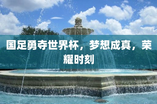 国足勇夺世界杯，梦想成真，荣耀时刻