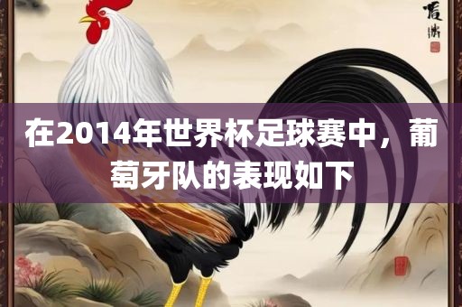 在2014年世界杯足球赛中，葡萄牙队的表现如下