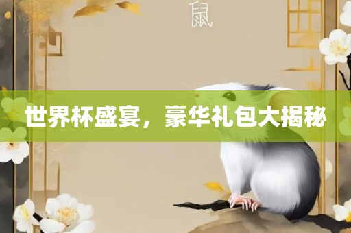 世界杯盛宴，豪华礼包大揭秘