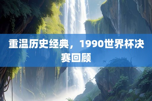 重温历史经典，1990世界杯决赛回顾