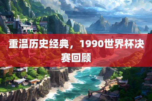 重温历史经典，1990世界杯决赛回顾
