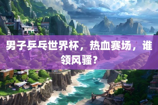 男子乒乓世界杯，热血赛场，谁领风骚？