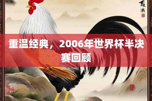 重温经典，2006年世界杯半决赛回顾