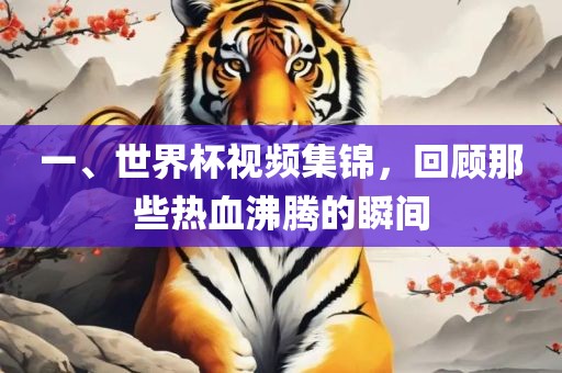 一、世界杯视频集锦，回顾那些热血沸腾的瞬间