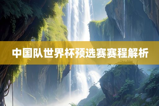 中国队世界杯预选赛赛程解析