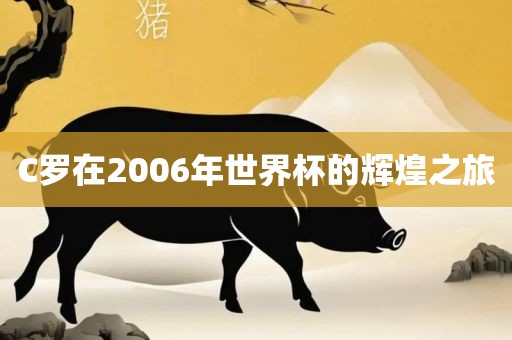 C罗在2006年世界杯的辉煌之旅