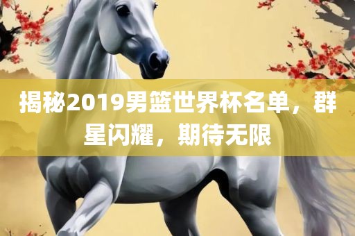 揭秘2019男篮世界杯名单，群星闪耀，期待无限