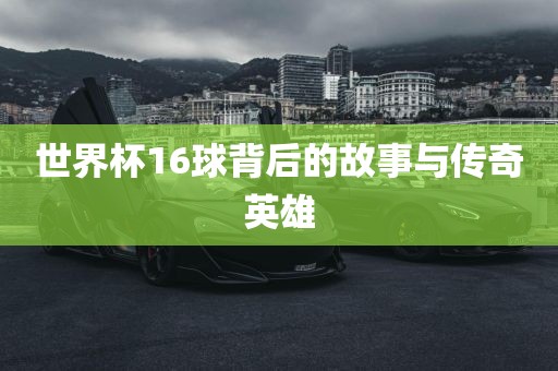 世界杯16球背后的故事与传奇英雄