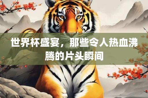 世界杯盛宴，那些令人热血沸腾的片头瞬间