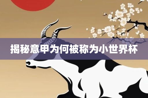揭秘意甲为何被称为小世界杯