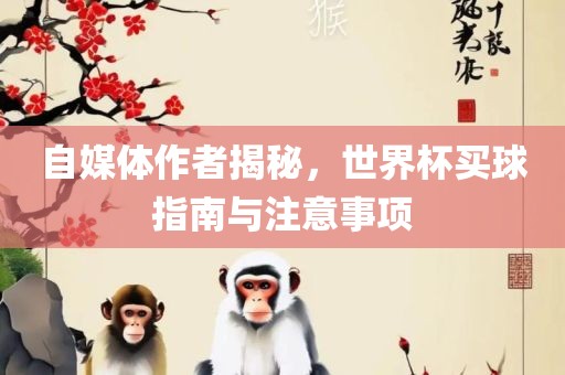 自媒体作者揭秘，世界杯买球指南与注意事项