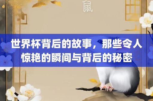 世界杯背后的故事，那些令人惊艳的瞬间与背后的秘密