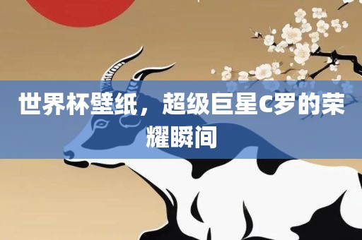 世界杯壁纸，超级巨星C罗的荣耀瞬间