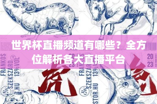 世界杯直播频道有哪些？全方位解析各大直播平台