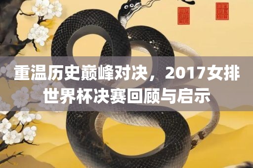 重温历史巅峰对决，2017女排世界杯决赛回顾与启示