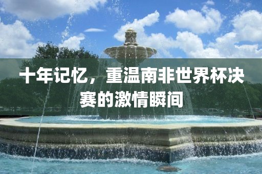 十年记忆，重温南非世界杯决赛的激情瞬间