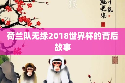荷兰队无缘2018世界杯的背后故事
