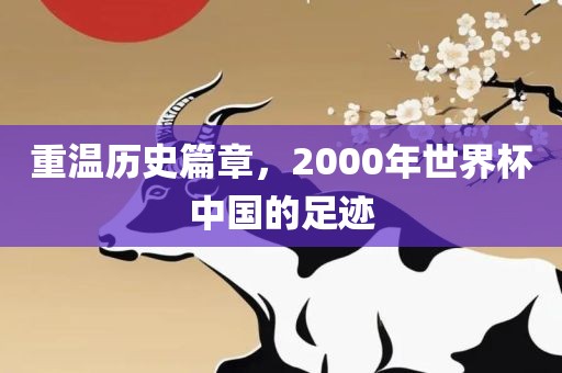 重温历史篇章，2000年世界杯中国的足迹