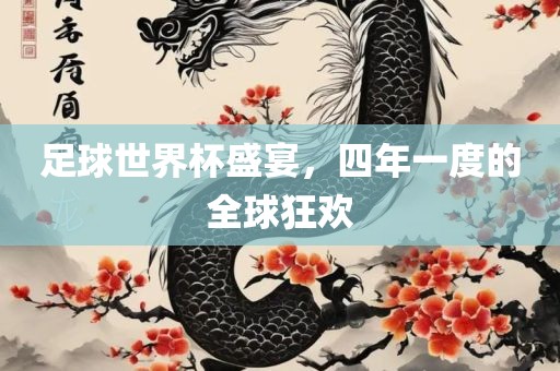 足球世界杯盛宴，四年一度的全球狂欢