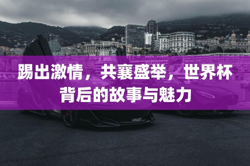 踢出激情，共襄盛举，世界杯背后的故事与魅力