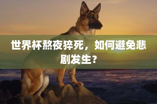 世界杯熬夜猝死，如何避免悲剧发生？广州鸿业环保设备有限公司