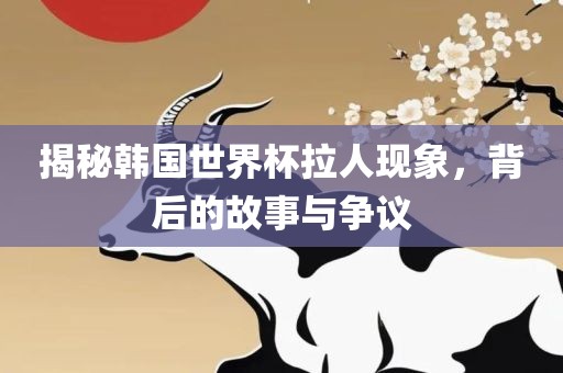 揭秘韩国世界杯拉人现象，背后的故事与争议