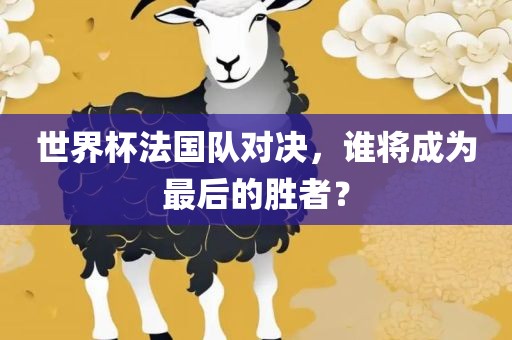 世界杯法国队对决，谁将成为最后的胜者？
