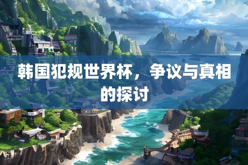 韩国犯规世界杯，争议与真相的探讨