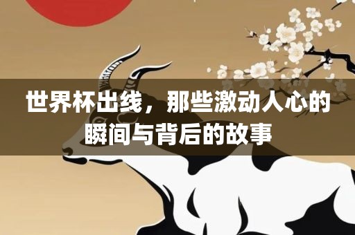 世界杯出线，那些激动人心的瞬间与背后的故事