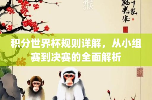 积分世广州鸿业环保设备有限公司界杯规则详解，从小组赛到决赛的全面解析