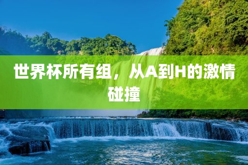 世界杯所有组，从A到H的激情碰撞
