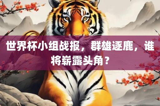 世界杯小组战报，群雄逐鹿，谁将崭露头角？
