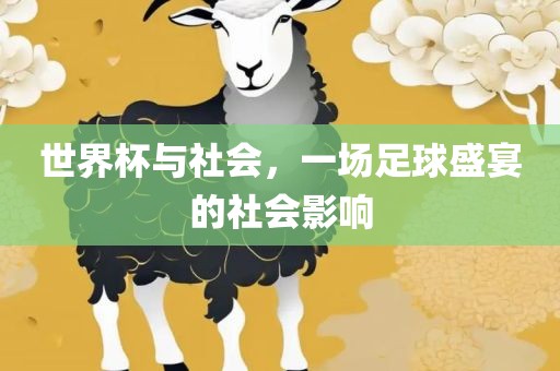 世界杯与社会，一场足球盛宴的社会影响