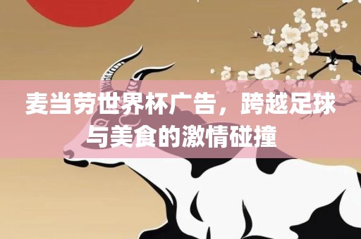 麦当劳世界杯广告，跨越足球与美食的激情碰撞广州鸿业环保设备有限公司