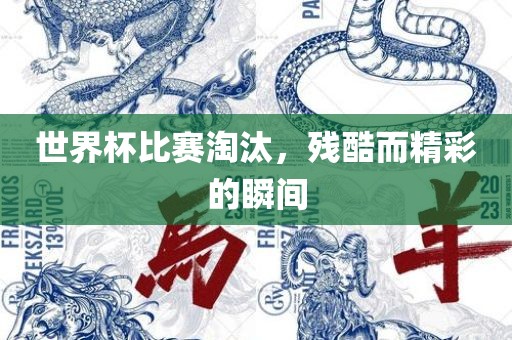 世界杯比赛淘汰，残酷而精彩的瞬间