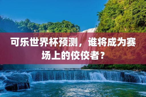 可乐世界杯预测，谁将成为赛场上的佼佼者？