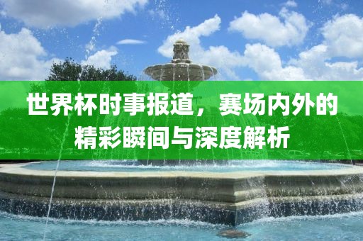 世界杯时事报道，赛场内外的精彩瞬间与深度解析