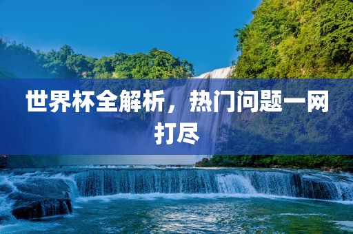 世界杯全解析，热门问题一网打尽广州鸿业环保设备有限公司