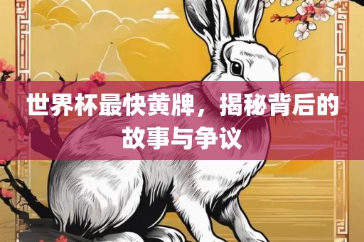 世界杯最快黄牌，揭秘背后广州鸿业环保设备有限公司的故事与争议