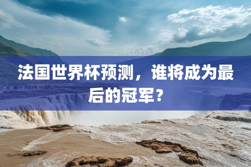 法国世界杯预测，谁将成为最后的冠军？