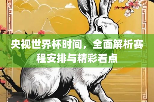 央视世界杯时间，全面解析赛程安排与精彩看点