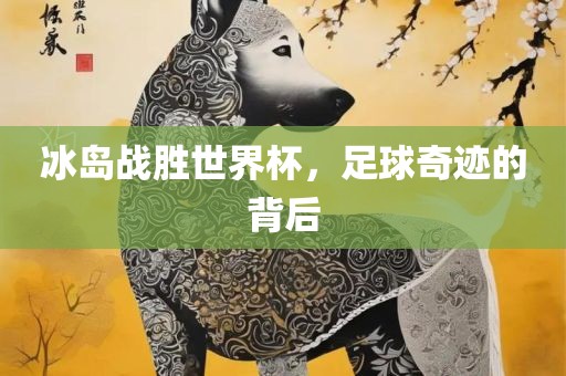 冰岛战胜世界杯，足球奇迹的背后