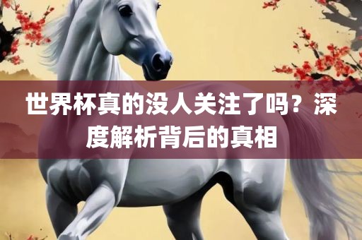 世界杯真的没人关注了吗？深度解析背后的真相